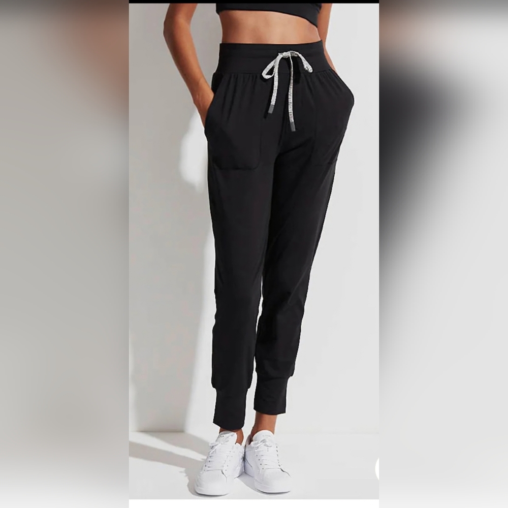 Varley Charcoal Joggers with Drawstring